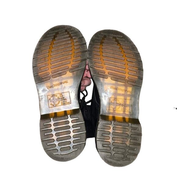 Dr. Martens Women's 1460 Pascal 8 Eye Lace Up Leather Boots Black SZ 6 - Picture 8 of 9